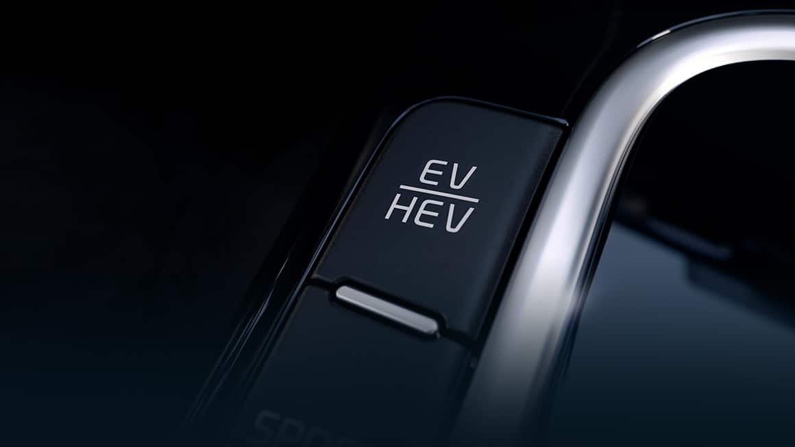 Kia Ceed Sportswagon Plug-in Hybrid, einfach per Knopfdruck in den Hybridmodus wechseln